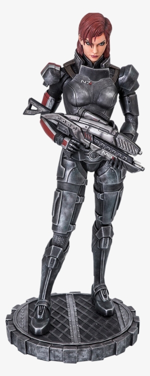 20" Mass Effect Statue Femshep - Mass Effect De Gaming Heads