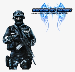 Swat Soldier Psd, Vector Graphics - Soldado Swat Png