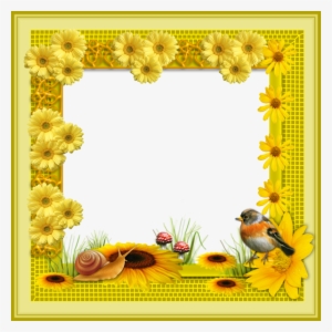 Frame Png Clipart Picture Frames - Flowers Frame In Png