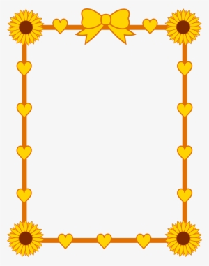 Sunflowers Png Page Borders Picture Library