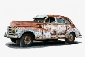 Share This Image - Old Broken Down Car