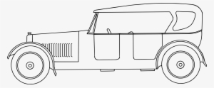 Old Car Png - Drawing Of A Old Car