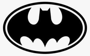Black And White Logo Batman - Batman Symbol Black And White