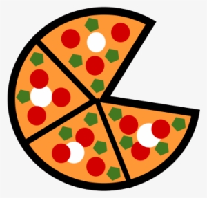 Free To Use Public Domain Pizza Clip Art - Fractions Pizza 1 5
