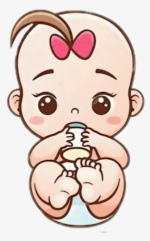 Report Abuse - Carton Baby With Baby Bottle Transparent PNG - 628x1008 ...