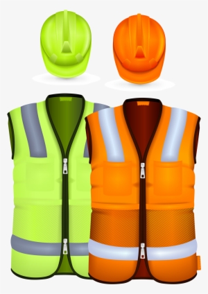 Safety Helmets - Safety Vest 3d Model
