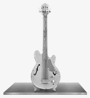Picture Of Electric Bass Guitar - Fascinations Metal Earth Instruments Electric Bass