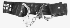 handcuff belt with studs 721773258152 - studded belt with handcuffs buckle