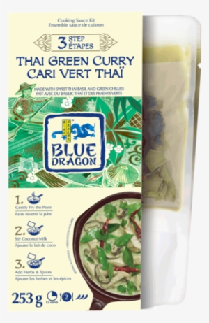 Bd Thai Green Curry 3d Mock Up Front Min - Blue Dragon Green Curry Paste Recipe