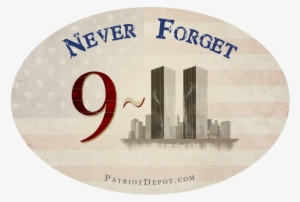 Never Forget 9/11 Bumper Sticker - Brooklyn