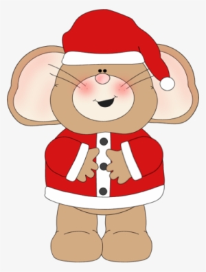 Mouse Clipart Cute Christmas - Christmas Mouse Clipart