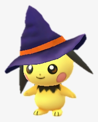 Pokemon Sticker - Pichu Witch Hat