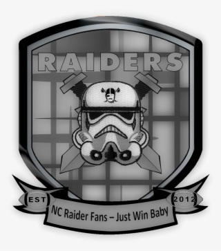 nc raider fans logo oakland raiders logo, raiders fans, - illustration