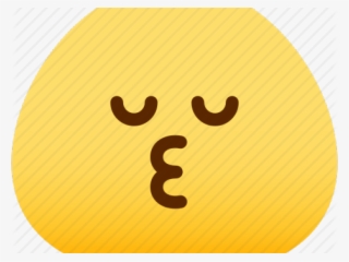 Emoji Face Clipart Kiss - Circle