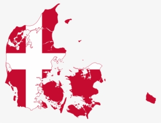 Flag Map Of Denmark Svg - Capital Of Denmark On Map