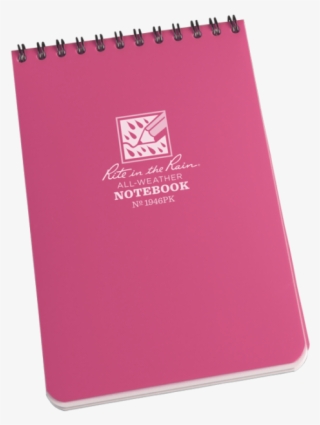 Rite In The Rain Pink Top Spiral Notebook 4 X 6 - Book Cover