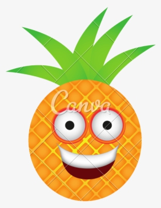 800 X 800 2 - Cartoon Pineapple With Face