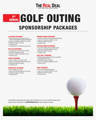 sponsorships available - pitch and putt