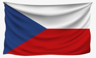 Czech Republic Wrinkled Flag
