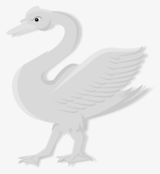 File - Heraldic Swan - Meuble - Svg - Waterfowl