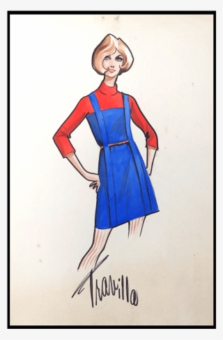 A Bold Design By Famed Hollywood Costume Designer William - Cartoon