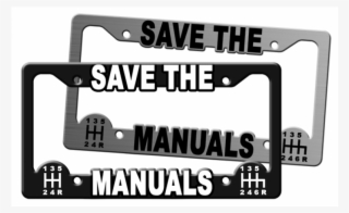 Save The Manuals Plates - Sign