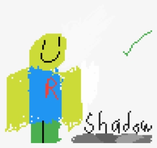 Roblox Noob With A Shadow - Illustration