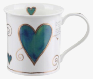 Dunoon Blue Heart - Mug