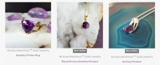 Explore Our Arizona Amethyst Gold Jewelry>> - Amethyst