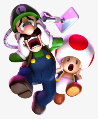 Luigi Ghostbuster And Toad Scared - Luigi's Mansion 2 Toad