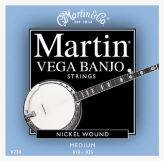Martin V730 Vega Banjo Strings - Martin Guitar