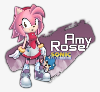 Amy Rose Sonic Png, Transparent Png - 1000x1418 PNG 