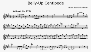 Belly-up Centipede - Sheet Music
