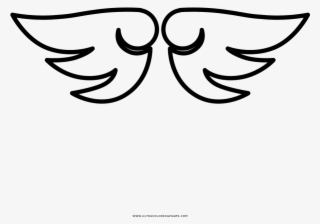 Wings Coloring Page - Line Art