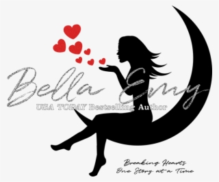 Bella Emy Is A Usa Today Bestselling Author - Woman Blowing Hearts Silhouette
