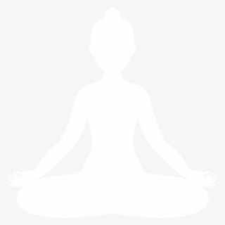 Yoga And Meditation - Yoga Png Logo White