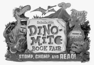 Dino-mite Large Logo - Scholastic Dino Mite Book Fair