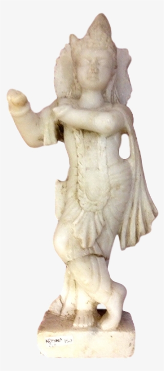 Old Marble Krishna - Figurine