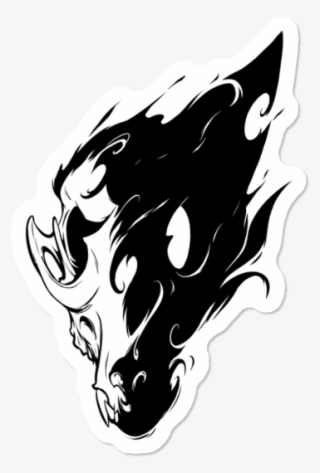 Embrace The Void Sticker - Illustration