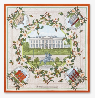 White House Neighborhood Scarf - Illustration