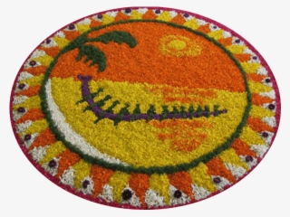 These Are A Few Flower Decorations Done During Onam - Onam