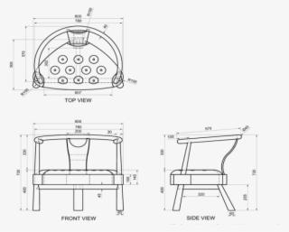 Product Dimensions - Office Chair