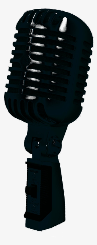 55sh Vintage Style Elvis Microphone - Shure Super 55 Black