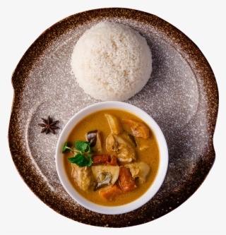 chicken curry with rice - yellow curry