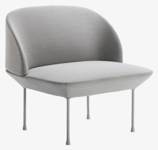Oslo Lounge Chair - Muuto - Oslo Armchair - Grey/fabric Steelcut 2 160/ral