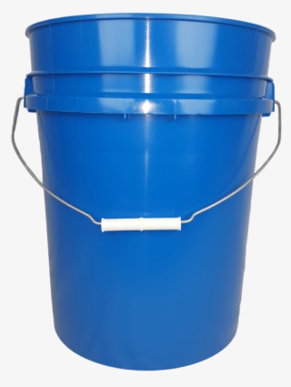 25 Gallon Plastic Bucket Chevron Blue - Bucket