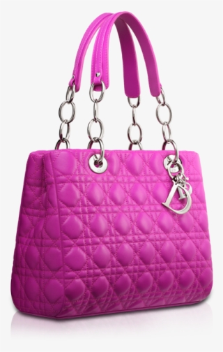 Dior Clover Pink Soft Shopping Tote Bag - Handbag Png