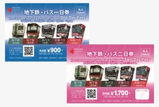 Transport02 - 京都 地下鉄 バス 二 日 券