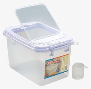 10 Kg Plastic Rice Bucket - Box