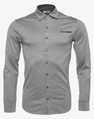 Loab Formal Shirt Grey - Long-sleeved T-shirt